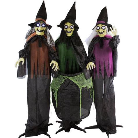 Home depot halloween witch animatronics